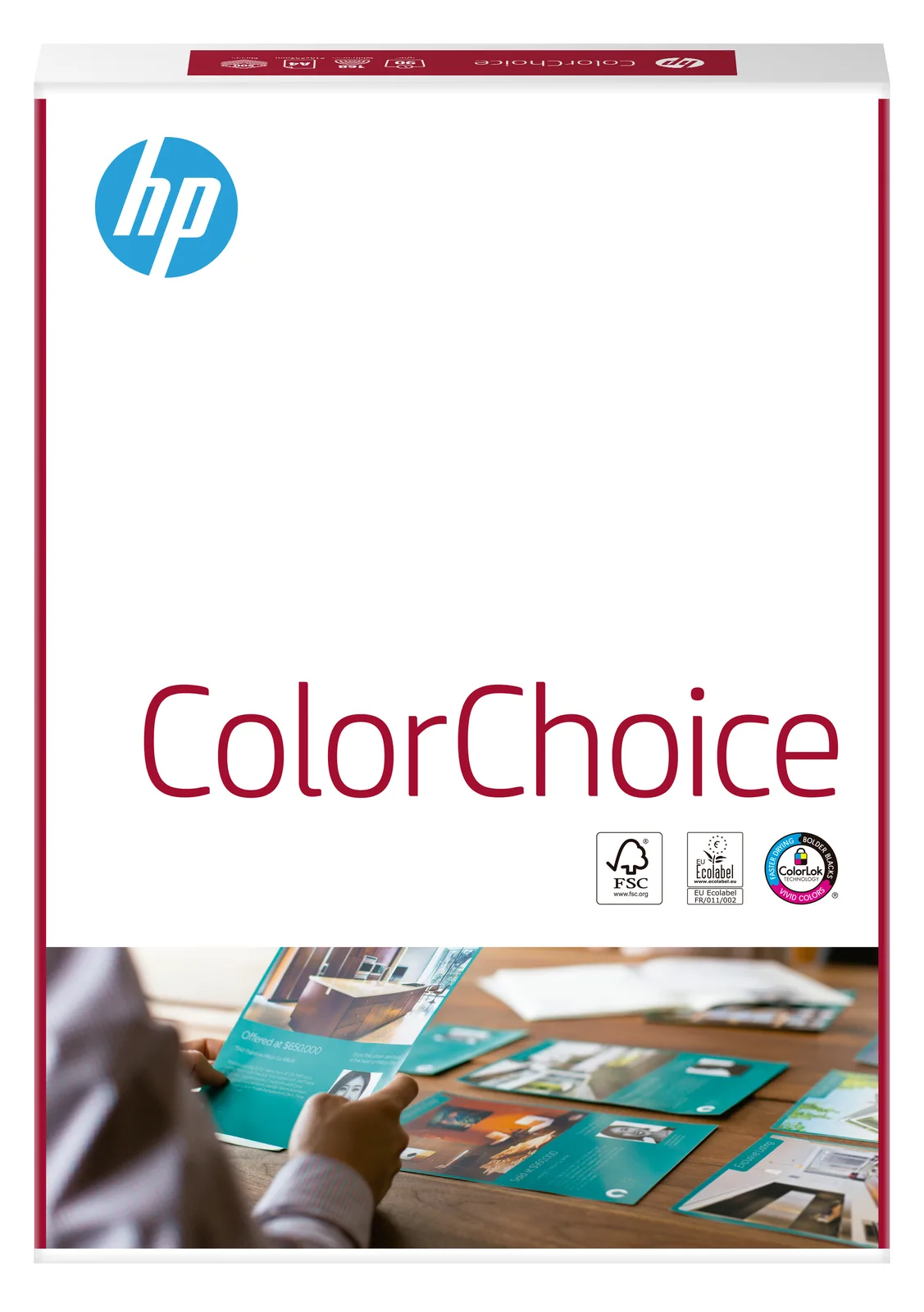 HP Color Choice - Extra glatt - 109 Mikron - Off White - A4 (210 x 297 mm), Ansicht 2