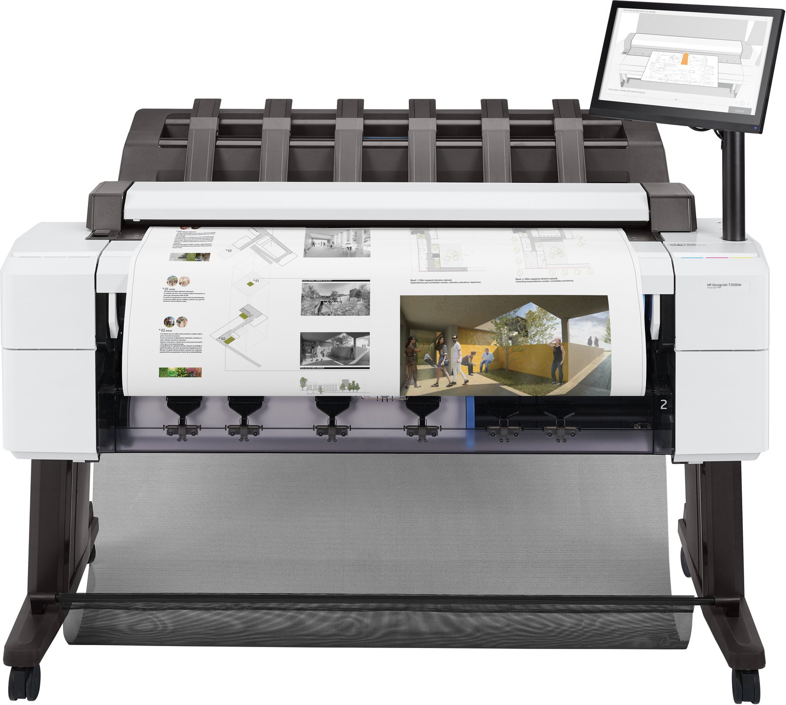 HP DesignJet T2600dr PostScript MFP - 914 mm (36)