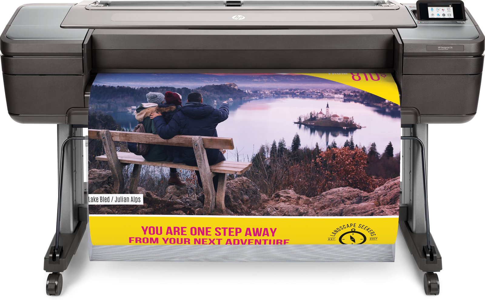 HP DesignJet Z6 PostScript - 1118 mm (44) Großformatdrucker - Farbe - Tintenstrahl - Rolle (111,8 cm)