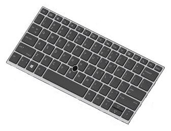 HP DualPoint - Ersatztastatur Notebook - hinterleuchtet - TL: Deutsch, QWERTZ von LumaTech