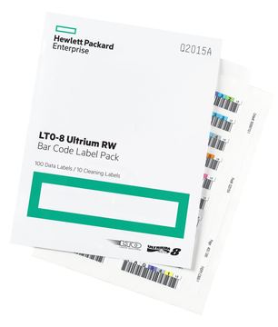 HP HPE LTO-8 Ultrium RW Bar Code Label Pack - Strichcodeetiketten von LumaTech