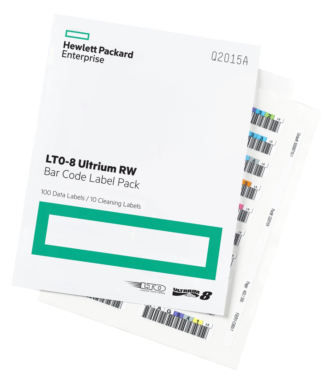 HP HPE LTO-8 Ultrium RW Bar Code Label Pack - Strichcodeetiketten