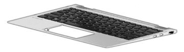 HP L02471-051 - Gehäuse-Unterteil+Tastatur - HP - EliteBook x360 1020 G2 - TL: Französisch, AZERTY von LumaTech