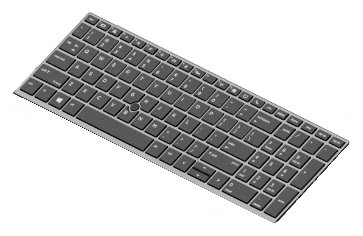 HP L14366-031 - Tastatur - Tastatur mit Hintergrundbeleuchtung - HP - EliteBook 850 G5 - TL: UK, QWERTY