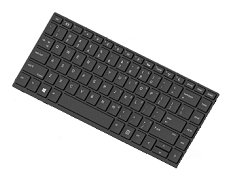 HP L28406-041 - Tastatur Tastatur mit Hintergrundbeleuchtung - HP - ProBook x360 440 G1 - TL: Deutsch, QWERTZ