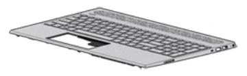 HP L35339-A41 - Gehäuse-Unterteil+Tastatur - Belgisch - Tastatur mit Hintergrundbeleuchtung - HP - Pavilion 15 von LumaTech