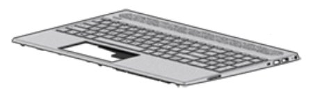 HP L35339-B31 - Gehäuse-Unterteil+Tastatur - Holländisch - Tastatur mit Hintergrundbeleuchtung - HP - Pavilion 15