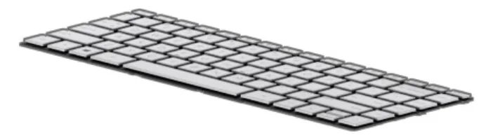HP L73749-041 - Tastatur Tastatur mit Hintergrundbeleuchtung - HP - Spectre x360 13 - TL: Deutsch, QWERTZ, Ansicht 2
