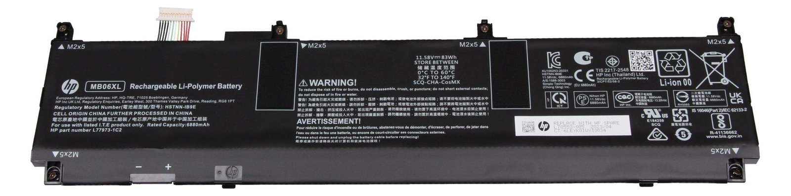 HP L77973-1C2 Akku 83Wh Original - Akku - 6.880 mAh