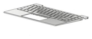 HP L96799-041 - Tastatur mit Hintergrundbeleuchtung - HP - Envy 13 - TL: Deutsch, QWERTZ von LumaTech