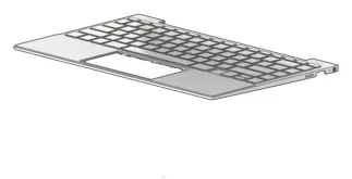 HP L96803-BA1 - Tastatur mit Hintergrundbeleuchtung - HP - Envy 13 - TL: Slowenisch, QWERTY, Ansicht 2