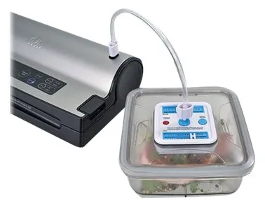 SOLIS Vac Prestige - Schwarz - Edelstahl - 800 mbar - 120 W - 2,15 kg - 400 x 190 x 95 mm, Ansicht 2
