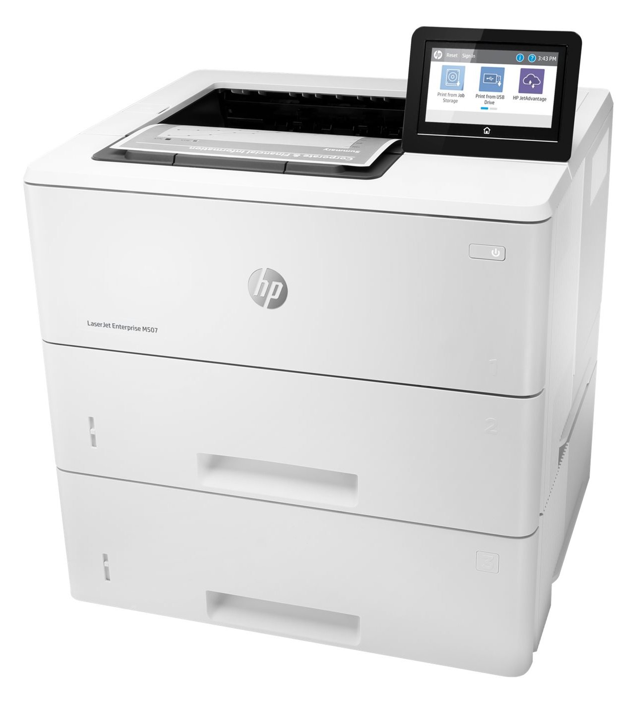 HP LaserJet Enterprise M507x - Drucker - s/w