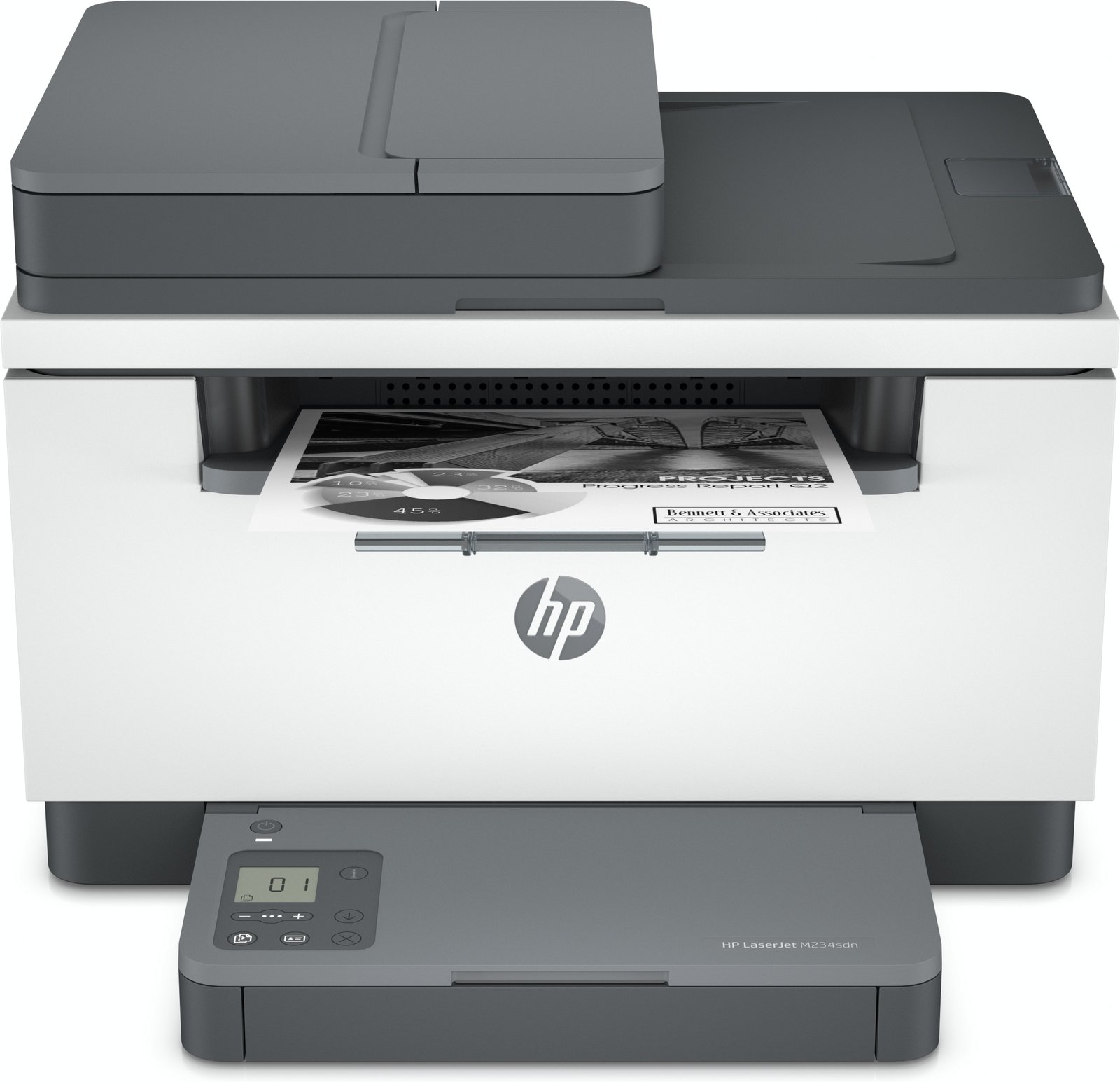 HP LaserJet MFP M234sdn Drucker - Schwarzweiß - Drucker für Kleine Büros - Drucken - Kopieren - Scannen