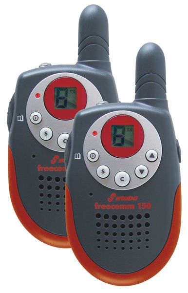 stabo freecomm 150 - Tragbar - Zwei-Wege Funkgerät - PMR - 8 Kanäle (Packung mit 2)