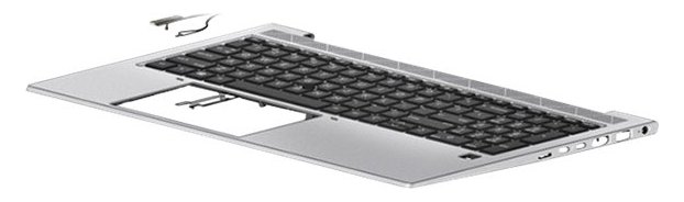 HP M07491-031 - Gehäuse-Unterteil+Tastatur - Tastatur mit Hintergrundbeleuchtung - EliteBook 850 G7 - TL: UK, QWERTY