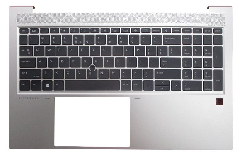 HP M07491-B31 - Gehäuse-Unterteil + Tastatur mit Hintergrundbeleuchtung - EliteBook 850 G7 - TL: Niederländisch, QWERTY