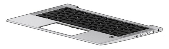 HP M08699-041 - Tastatur Tastatur mit Hintergrundbeleuchtung - HP - EliteBook 830 G7 - TL: Deutsch, QWERTZ