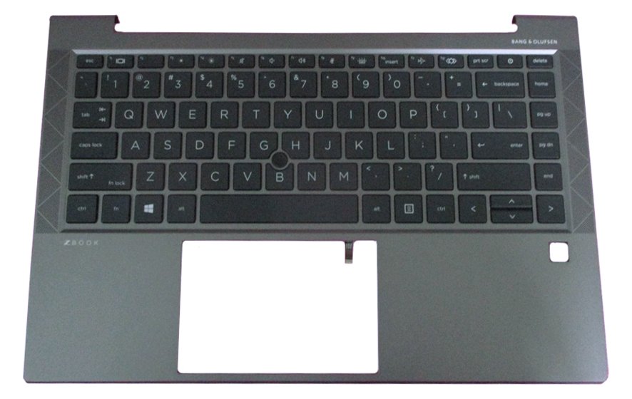HP M14635-DH1 - Cover + keyboard - Tastatur mit Hintergrundbeleuchtung - HP - ZBook Firefly 15 G7 - TL: Nordisch, QWERTY