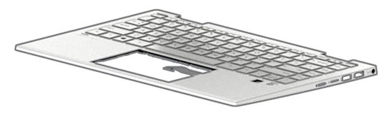 HP M45220-DH1 - Tastatur - HP - TL: Nordisch, QWERTY