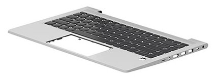 HP N43874-BD1 - Tastatur - Tastatur mit Hintergrundbeleuchtung - HP - TL: UK, QWERTY