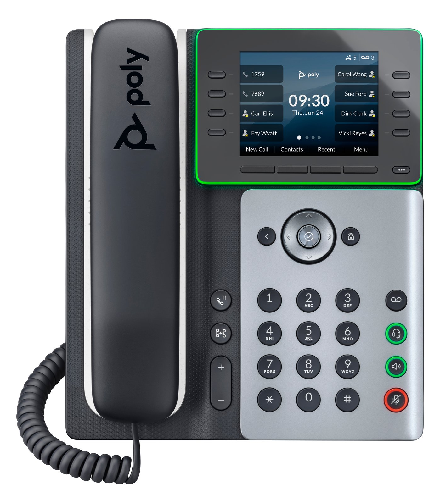 HP Poly Edge E320 - VoIP-Telefon - mit Bluetooth-Schnittstelle