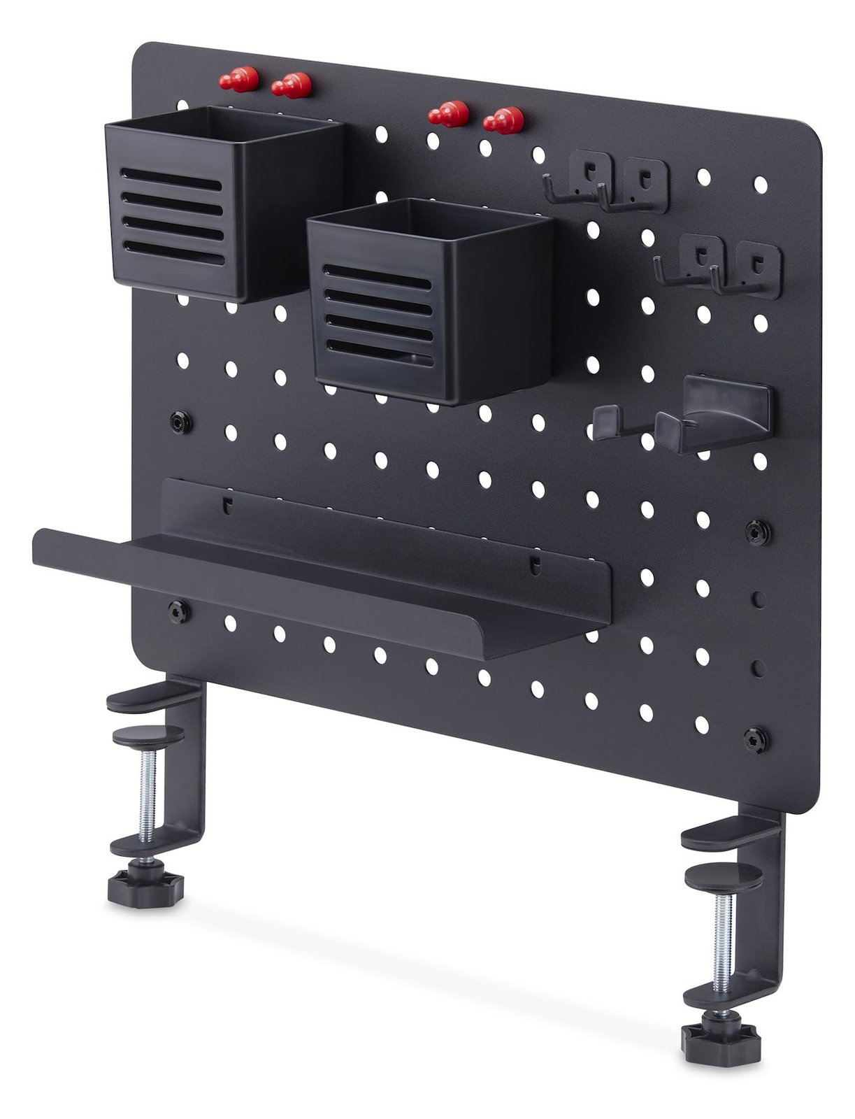 StarTech.com Clamp-On Pegboard with Accessories, 16.5 x 12.5in (42 x 32cm)