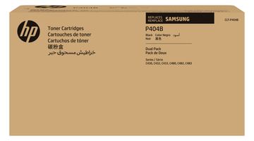 HP Samsung CLT-P404B - 2er-Pack - Schwarz - Original - Tonerpatrone (SU364A) von LumaTech