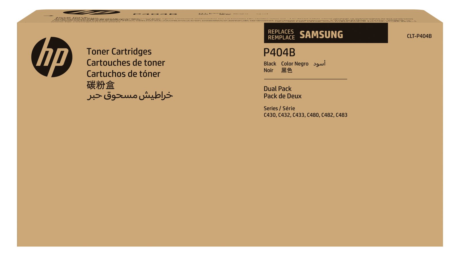 HP Samsung CLT-P404B - 2er-Pack - Schwarz - Original - Tonerpatrone (SU364A)
