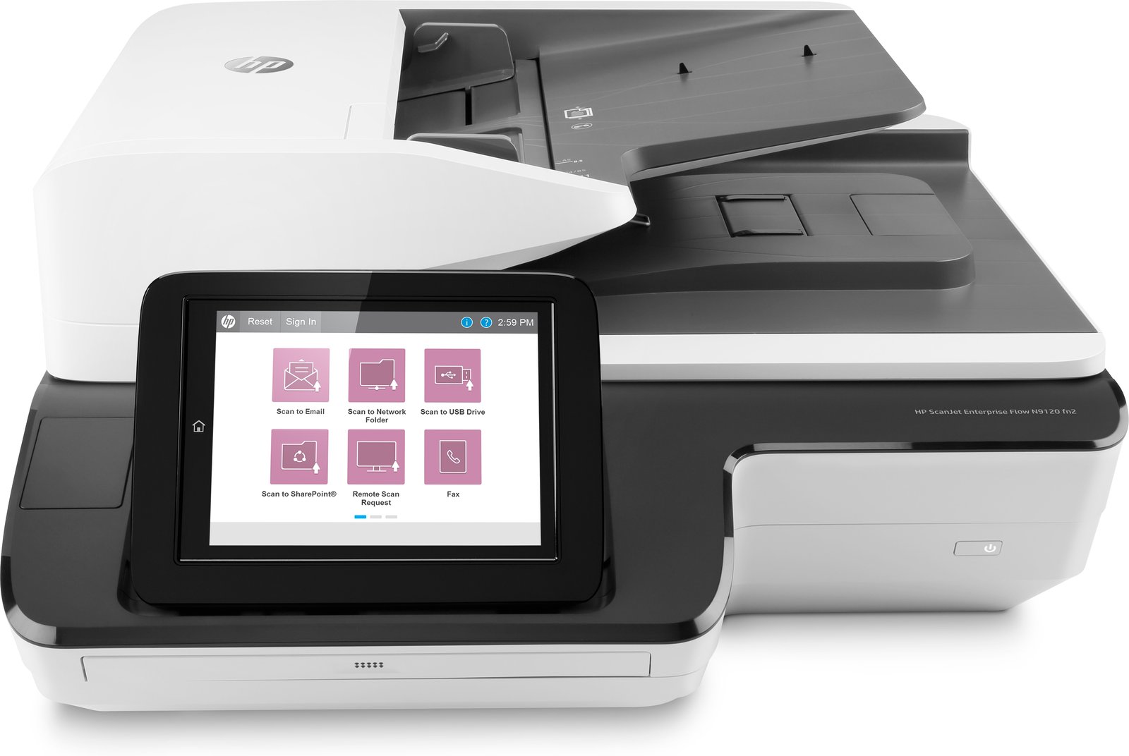 HP ScanJet Enterprise Flow N9120 fn2 - Dokumentenscanner - Flachbett: CCD / ADF: CIS - Duplex - 297 x 864 mm