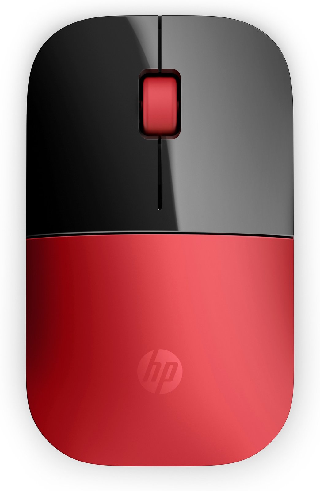 HP Z3700 - Maus - kabellos - 2.4 GHz - kabelloser Empfänger (USB) - Rot