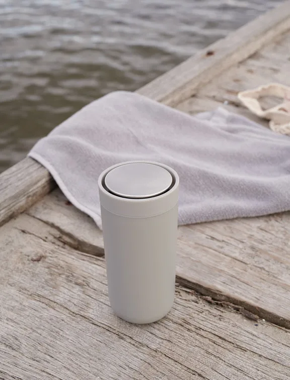 Stelton To Go Click - Grau - Edelstahl - Polypropylen - Kunststoff - 4 h - 8 h, Ansicht 3