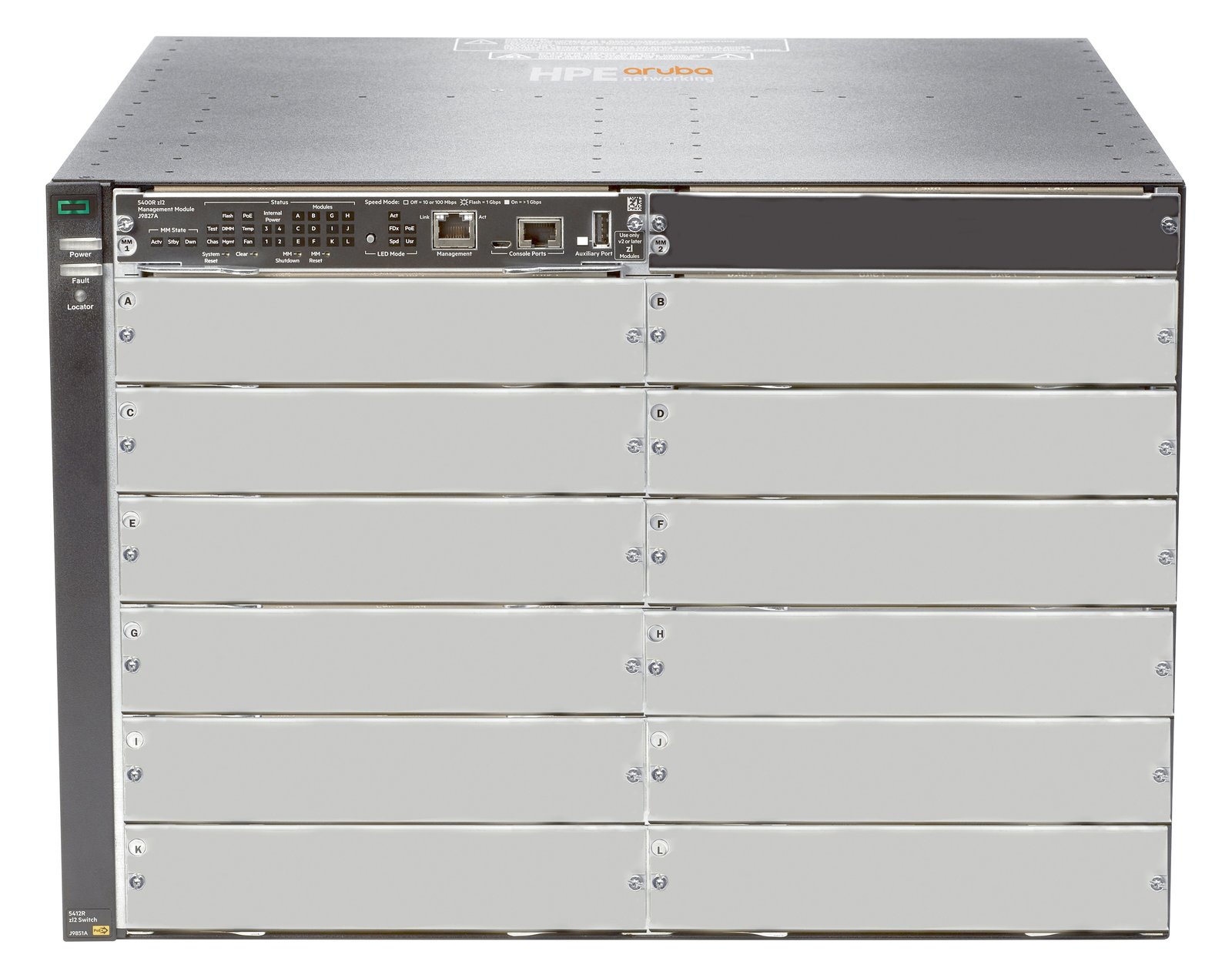HPE Aruba 5412R zl2 - Switch - managed - an Rack