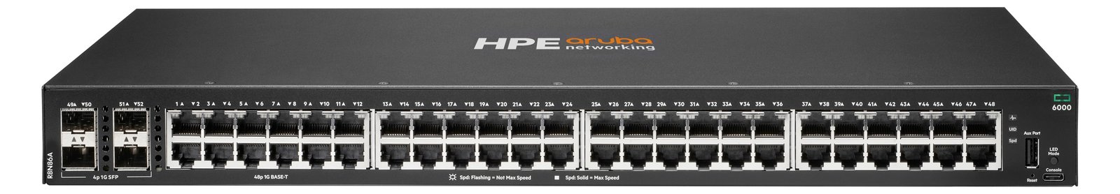 HPE Aruba 6000 48G 4SFP Switch - Switch - L3