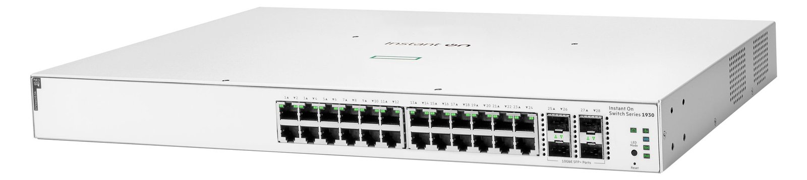 HPE Aruba Instant On 1930 24G Class4 PoE 4SFP/SFP+ 370W Switch - Switch - L3 - managed - 24 x 10/100/1000 (PoE)