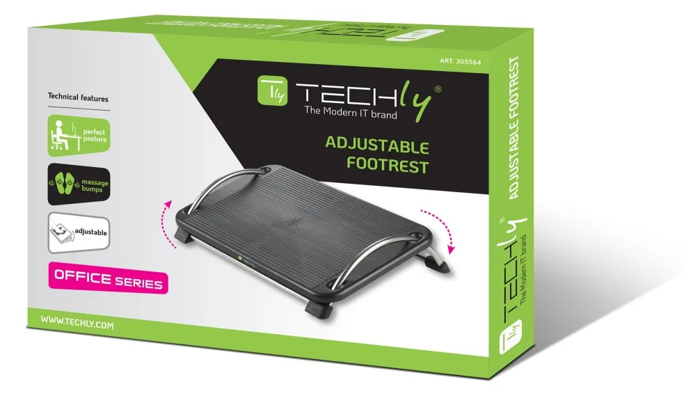 Techly ICA-FR 13 - Schwarz - ABS Synthetik - 430 mm - 280 mm - 1,24 kg, Ansicht 3