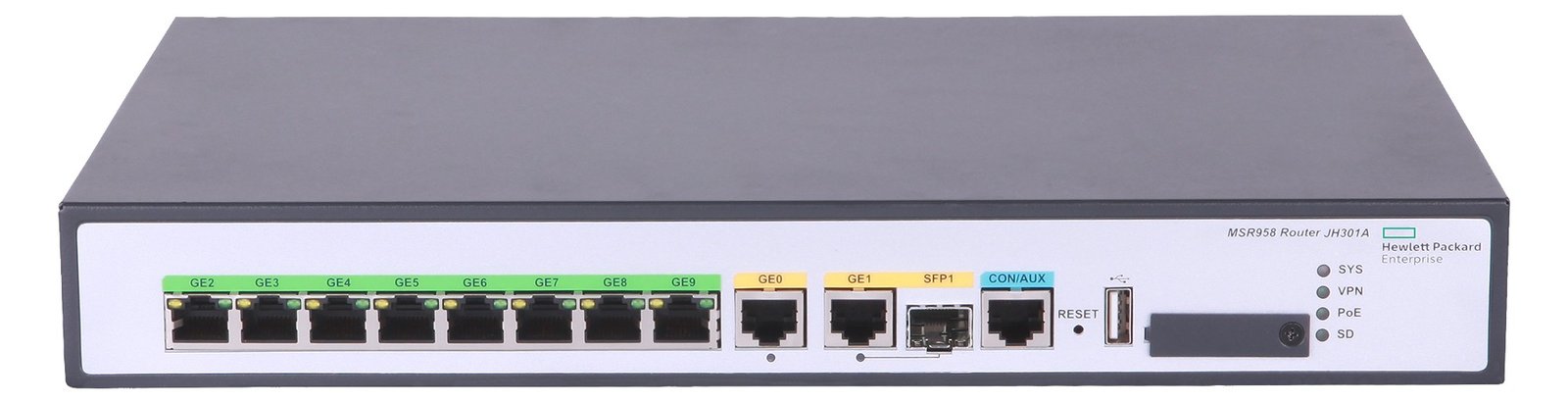 HPE FlexNetwork MSR958X - Router 8-Port-Switch