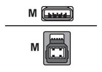 HPE HP - USB-Kabel - USB Type B (M) zu USB Typ A (M) von LumaTech