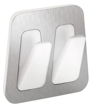 Tesa 59785-00000 - Drinnen - Handtuchhaken - Edelstahl - Weiß - Kunststoff - Edelstahl - Klebestreifen - 3 kg
