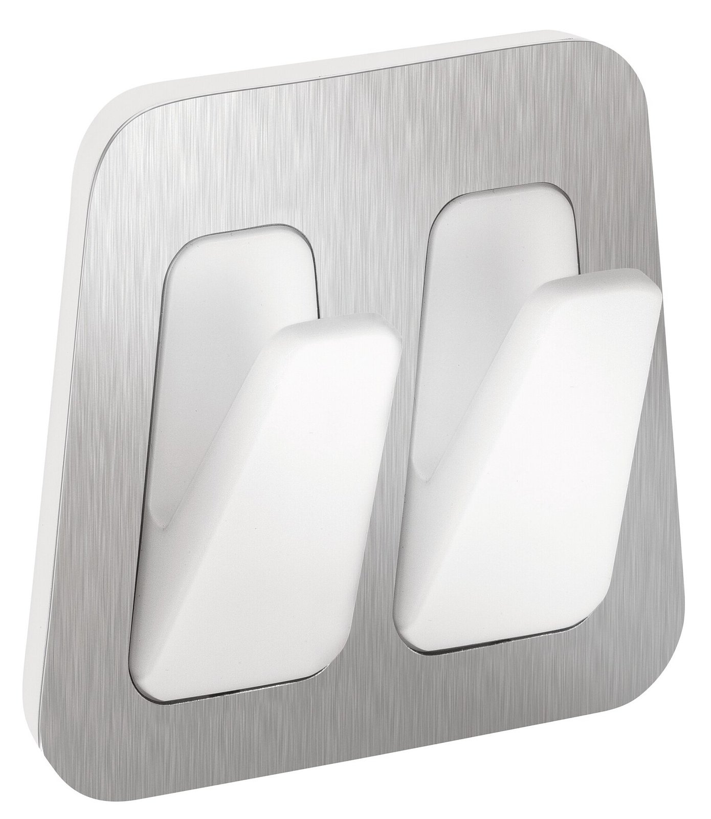 Tesa 59785-00000 - Drinnen - Handtuchhaken - Edelstahl - Weiß - Kunststoff - Edelstahl - Klebestreifen - 3 kg