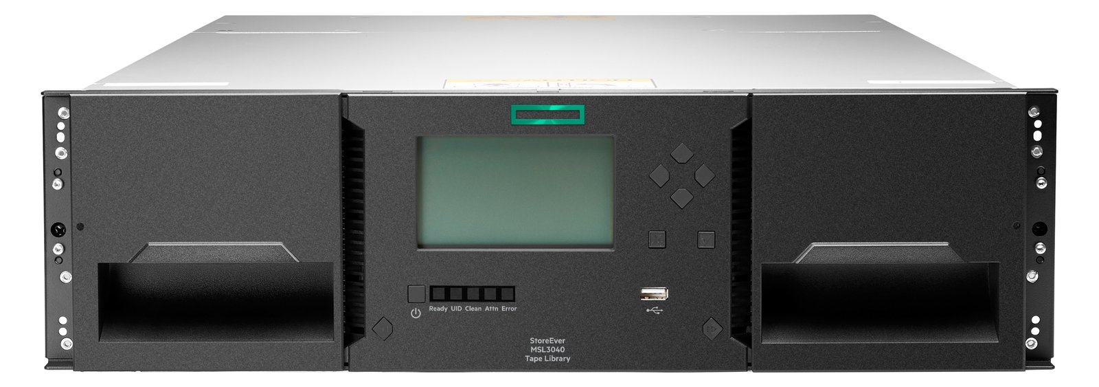 HPE Storage MSL3040 Tape Library 1x MSL LTO-9 SAS Drive 20x 45TB Data