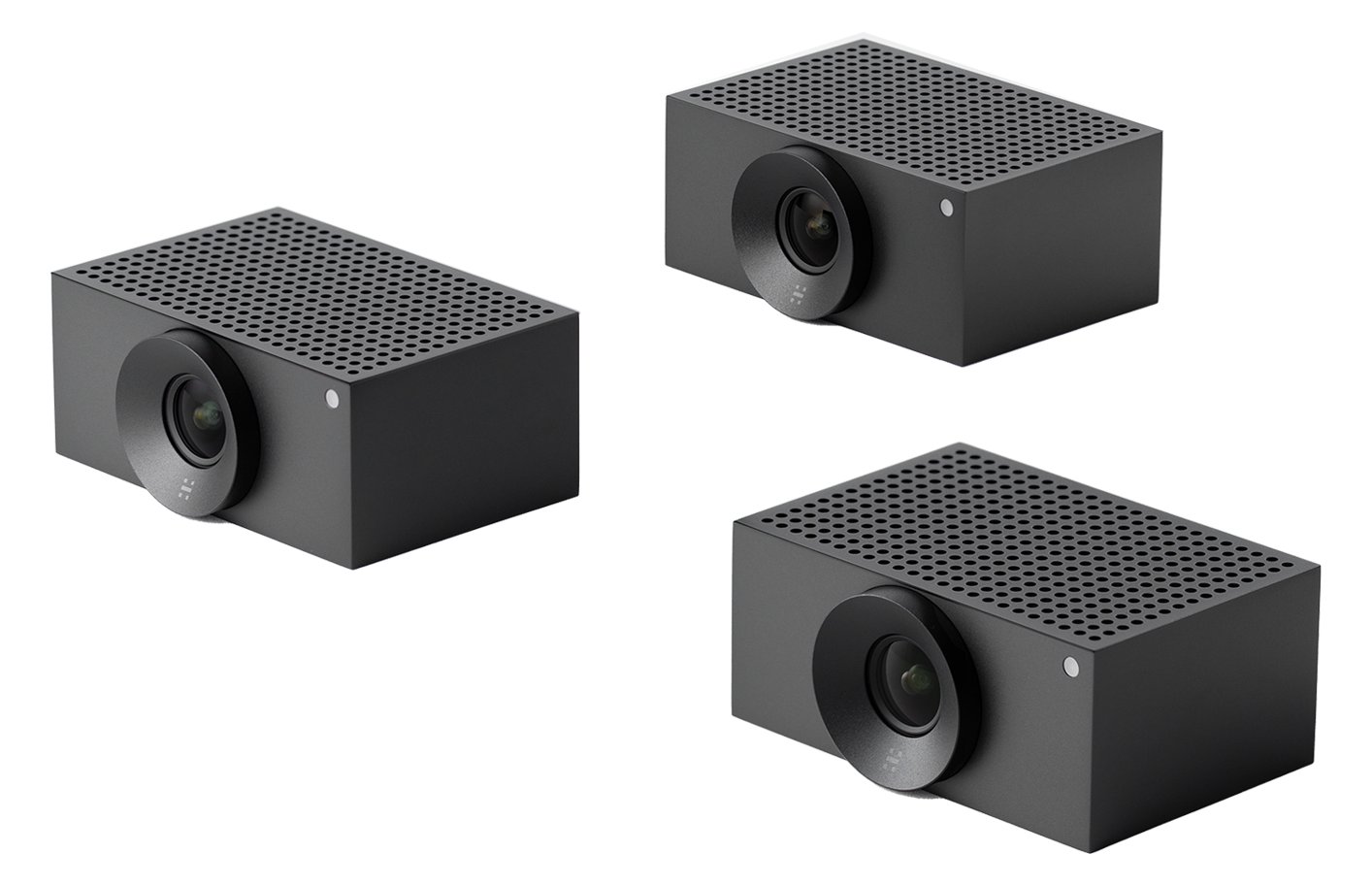 Huddly Crew - Kit - Konferenzkamera - Farbe - 20,3MP - 1080p - USB3.0 - mit Ethernet-Switch, USB-Adapter (Packung mit 3) von LumaTech