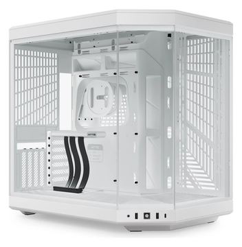 HYTE Y70 Snow White weiss Tempered Glass von LumaTech