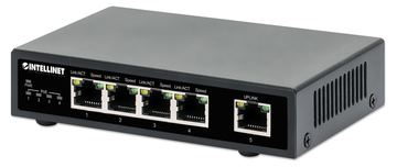 IC Intracom Intellinet - Switch - 4 x 10/100/1000 (PoE+) + 1 x 10/100/1000 (Uplink) von LumaTech