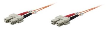 IC Intracom Intellinet Fiber Optic Patch Cable, OM1, SC/SC, 1m, Orange, Duplex, Multimode, 62.5/125 µm, LSZH von LumaTech