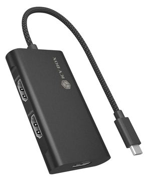 ICY BOX Adapter USB Type-C 3x HDMI-Videoausgänge - Adapter - Digital/Daten von LumaTech