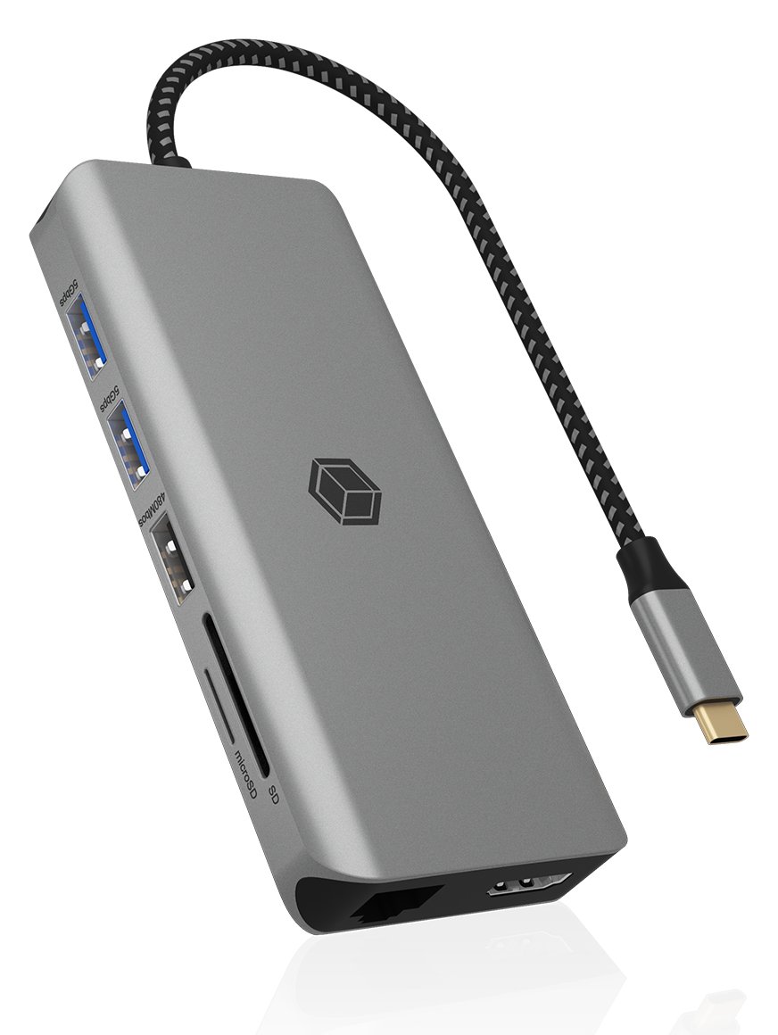 ICY BOX D ICY BOX IB-DK4061-CPD USB-C 12-Port 100W DockingStation