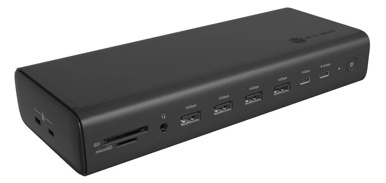 ICY BOX Docking Station 17-in-1 USB 3.2 Gen 2 Type-C, Ansicht 3
