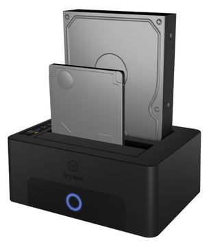 ICY BOX IB-1232CL-U3 - HDD-Dockingstation - 2,5 / 3,5 gemeinsam genutzt (6,4 cm/8,9 cm gemeinsam genutzt) von LumaTech