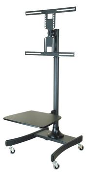 VALUE Wagen - für Flachbildschirm - Stahl - Schwarz - Bildschirmgröße: 68.6-119.4 cm (27"-47") von LumaTech